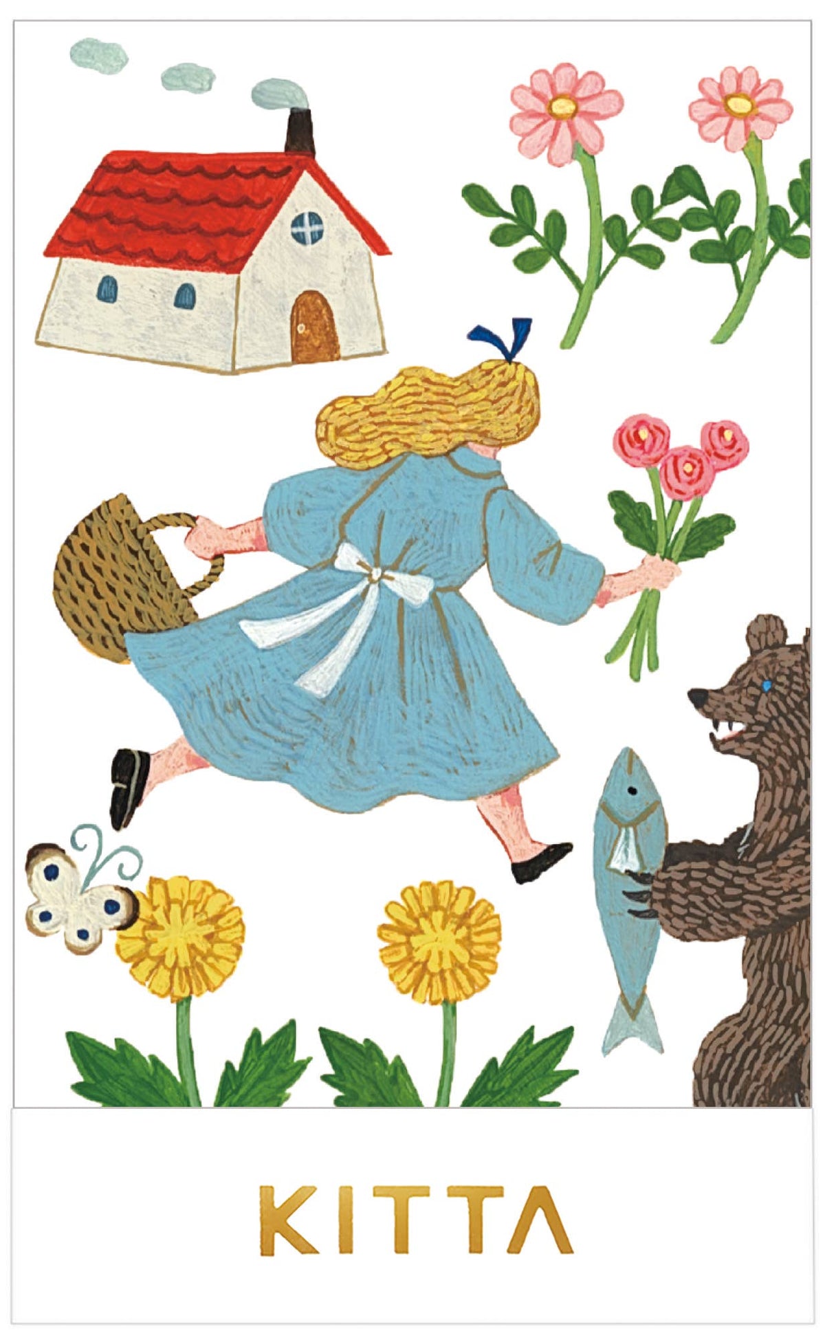 KITTA Portable Washi Decorative Tape -Stamp style-
