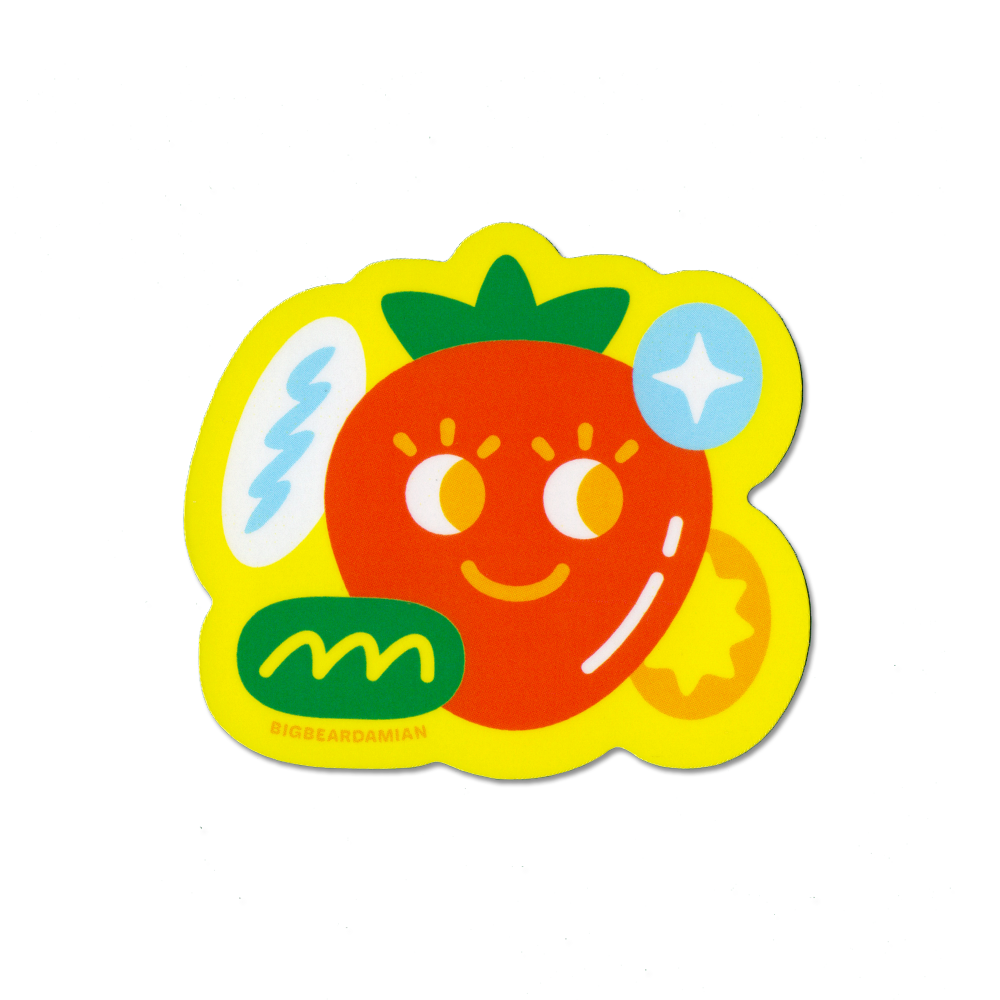 Star Berry Smile Sticker