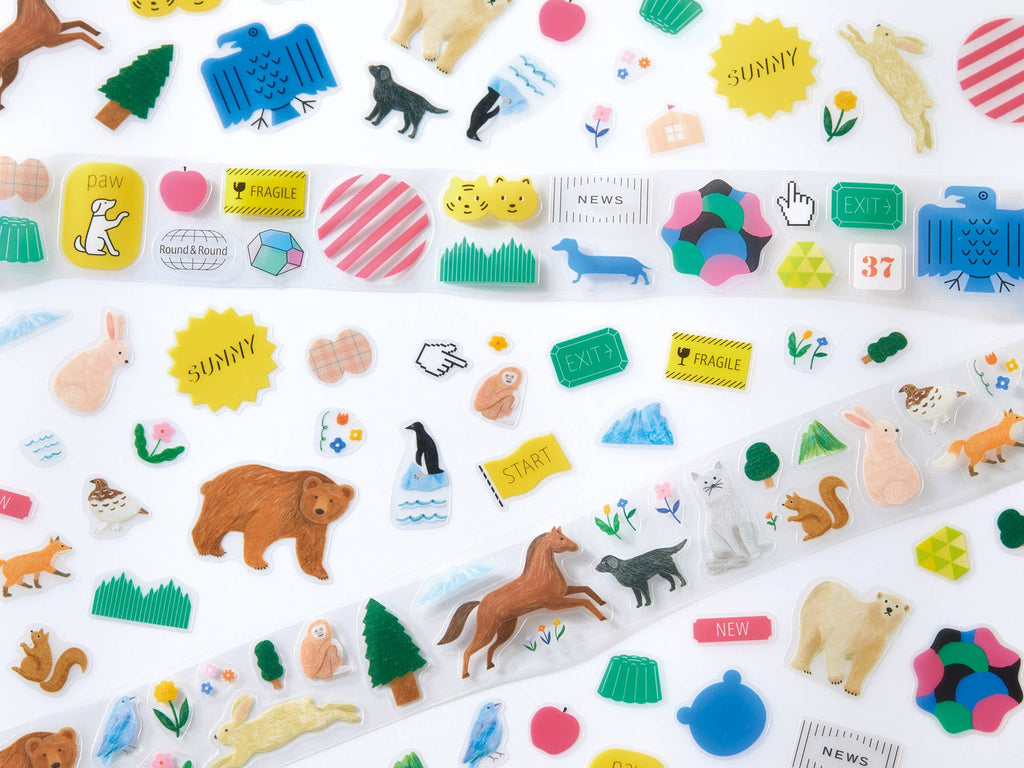 SODA transparent Masking Tape Sticker type