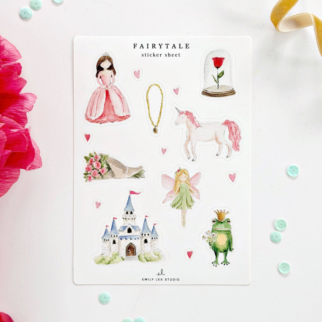 Fairytale sticker sheets