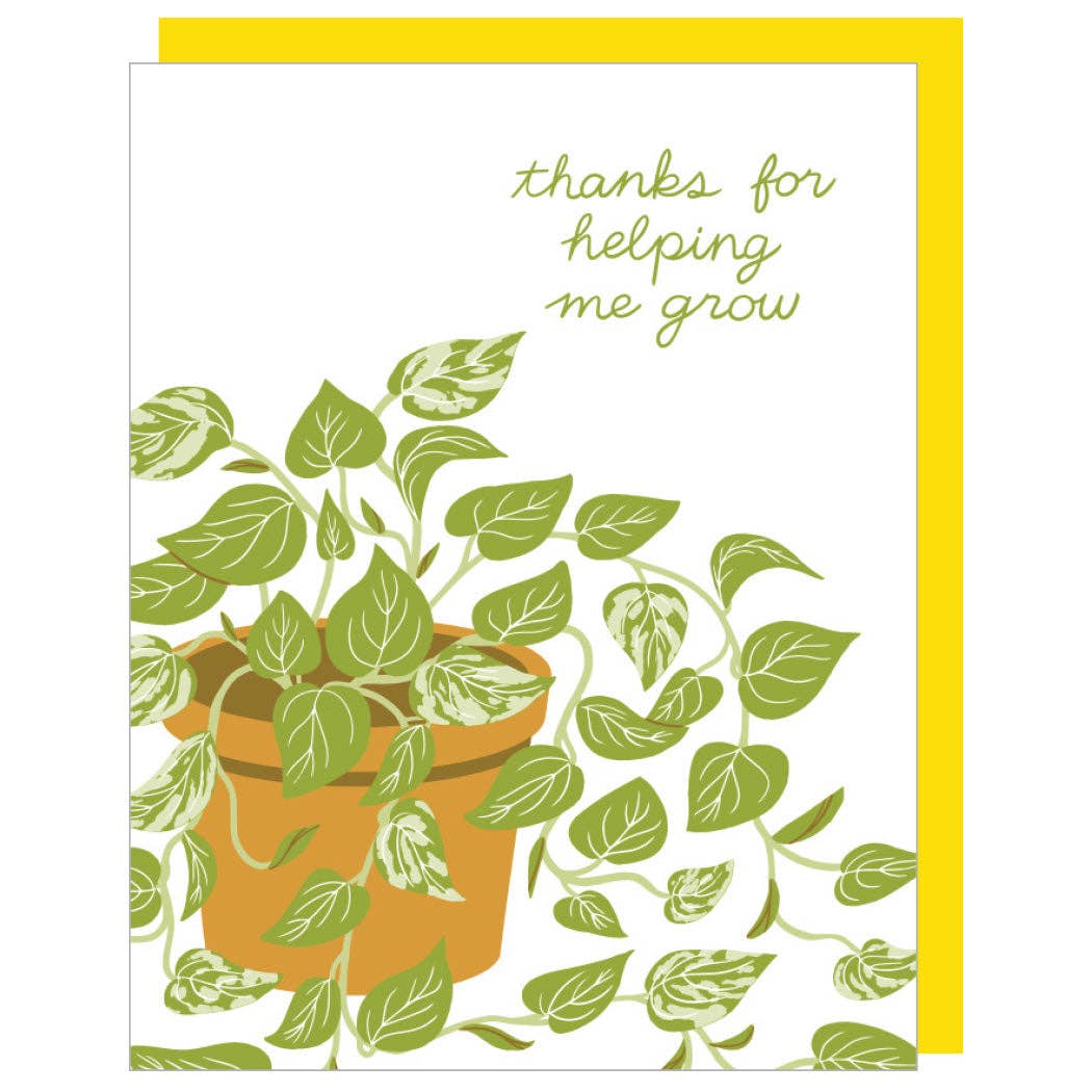 Pothos Plant Caregiver Card