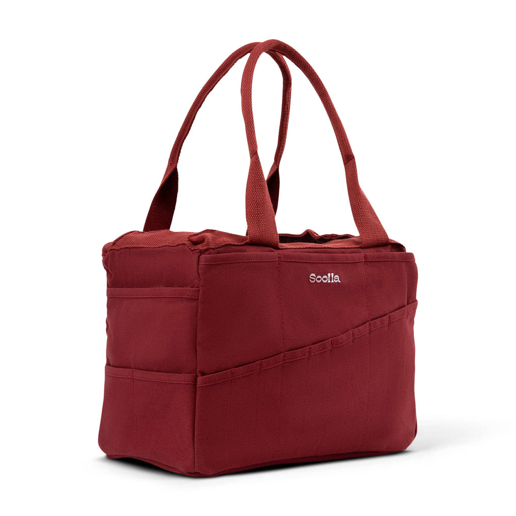 Soolla Studio Artist Bag, Sangria, Knitting Crochet Yarn Bag