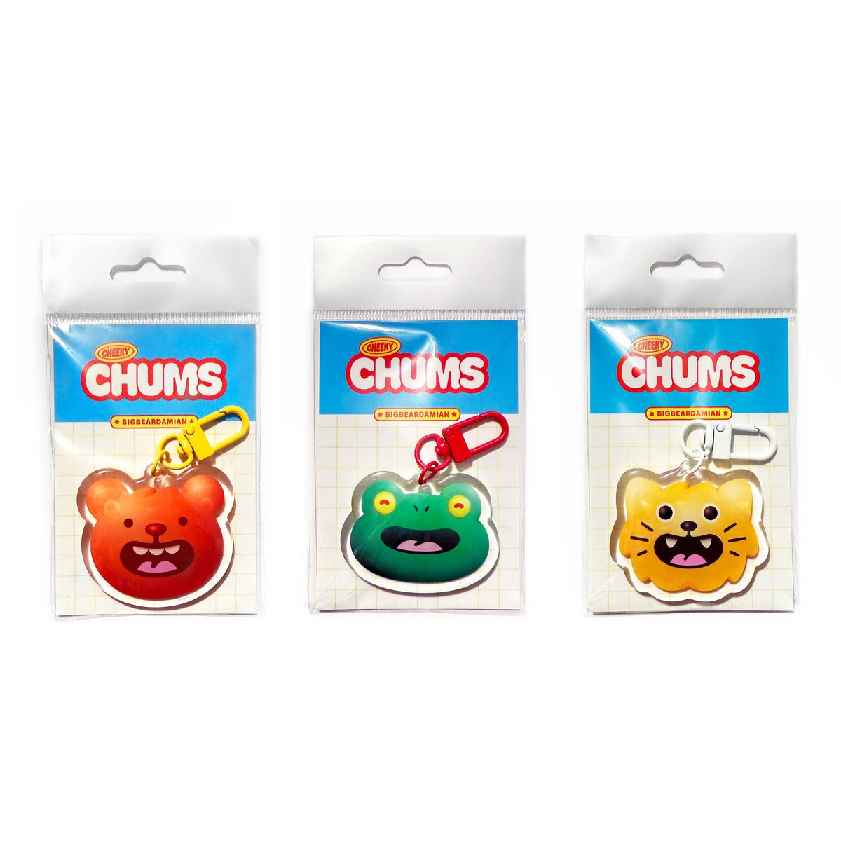 Cheeky Chums Keychains
