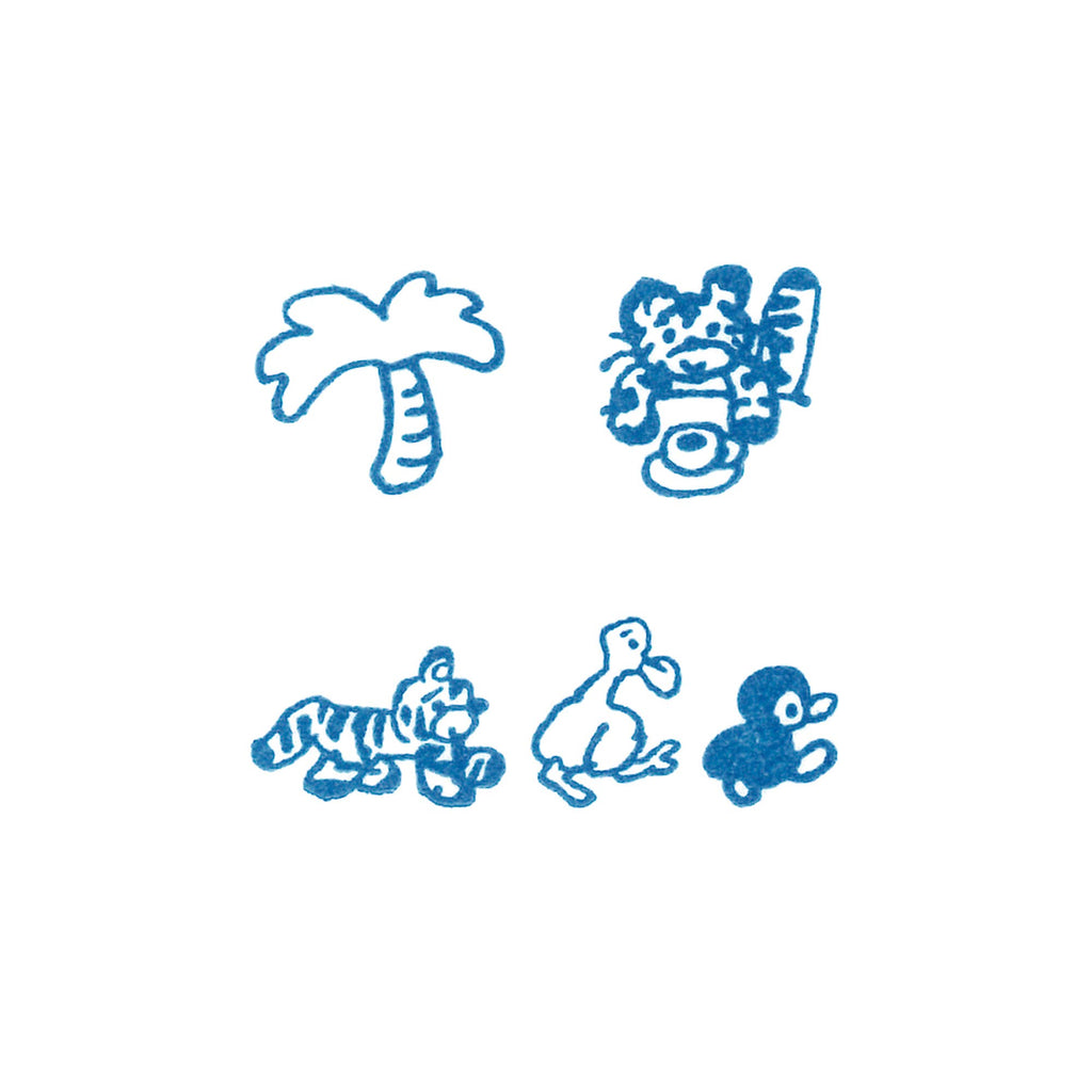 KORI JIRUSHI Color Acrylic Stamp — 3pcs Set