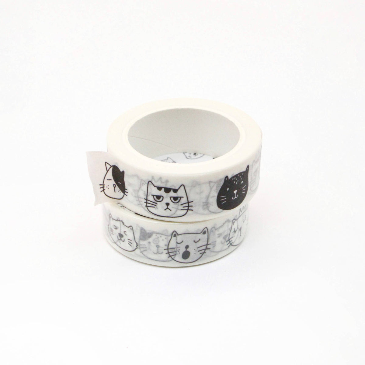 Faces of Meows - Washi Tape - 15mm