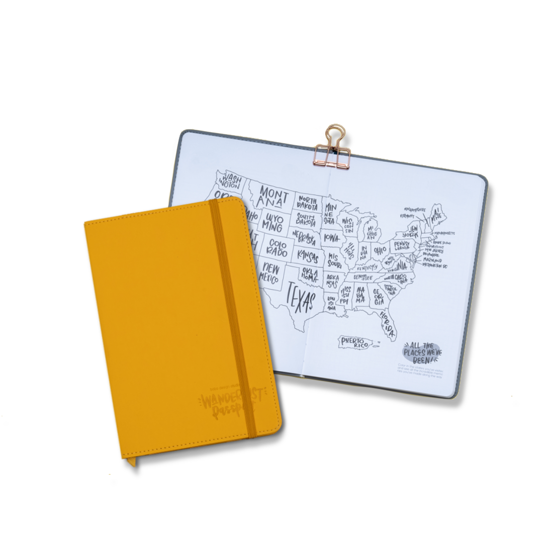 Wanderlust Passport - Travel Journal