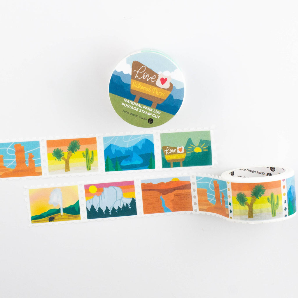 National Park Luv - Postage Stamp Washi Tape