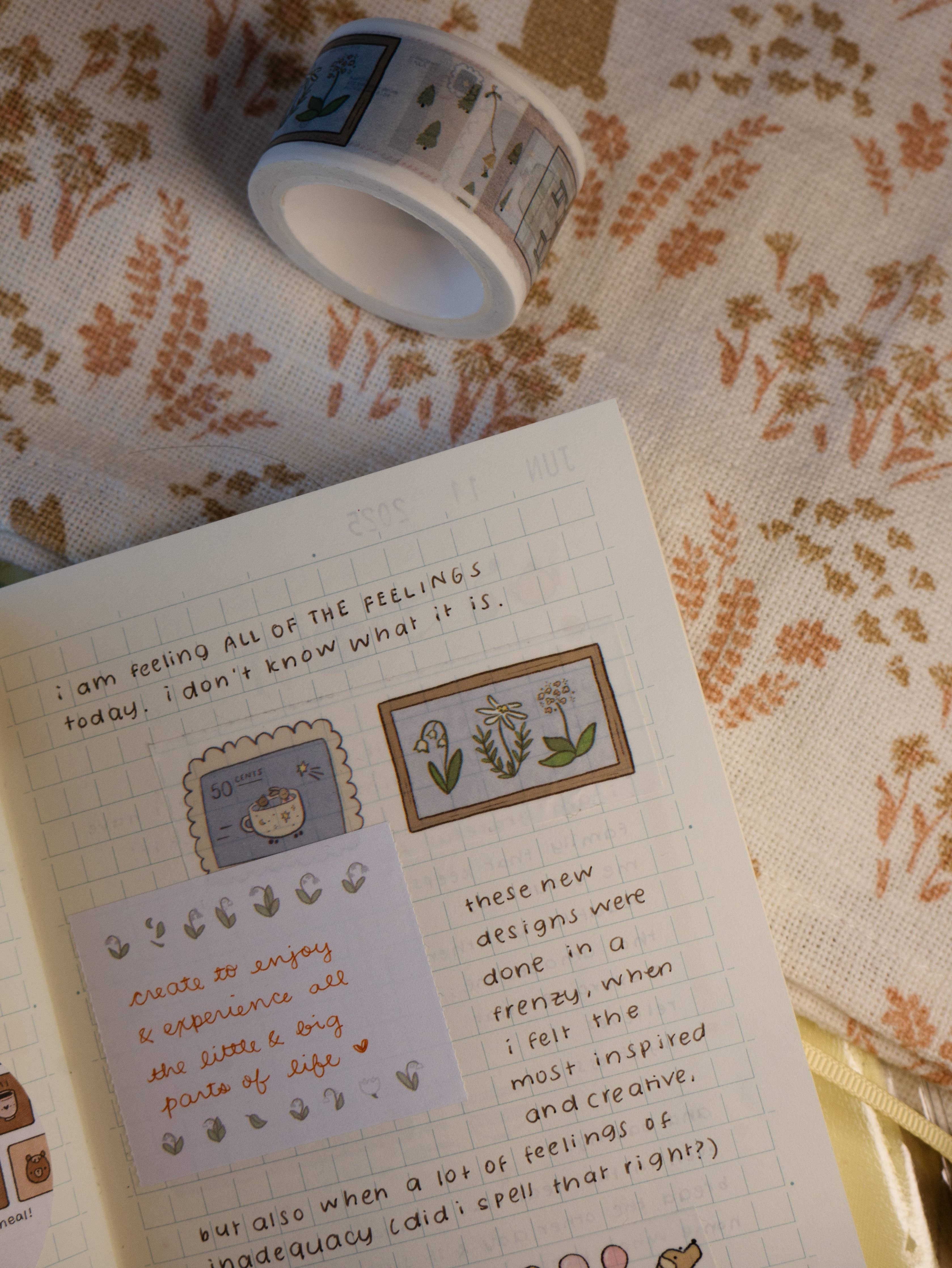 Bunny and bear - 25mm washi tape