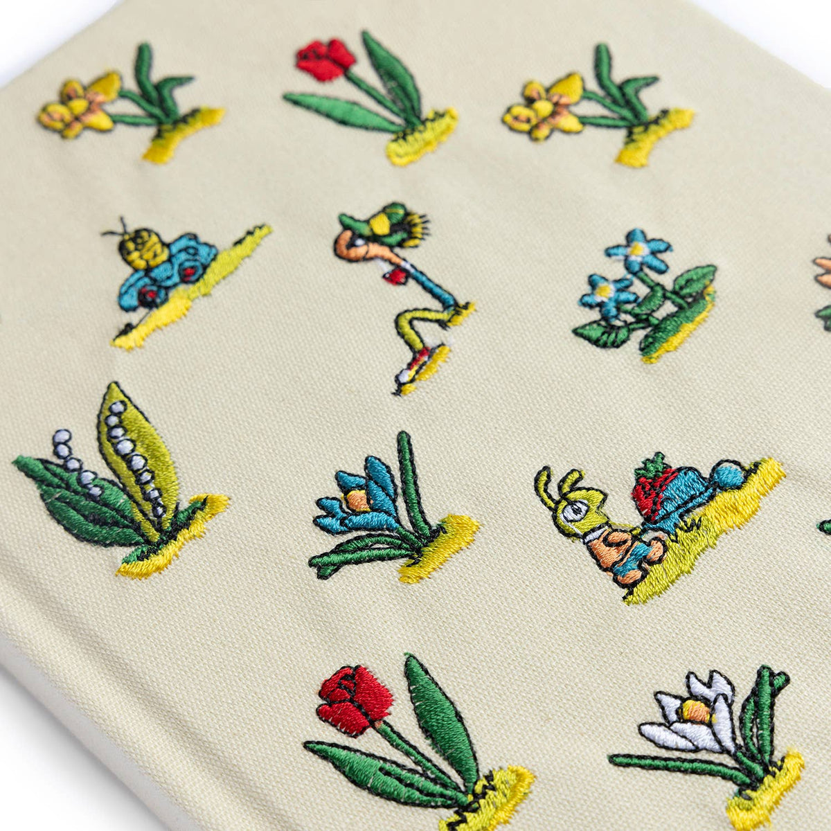 3P4 x Richard Scarry® - Lowly Floral Embroidered Journal