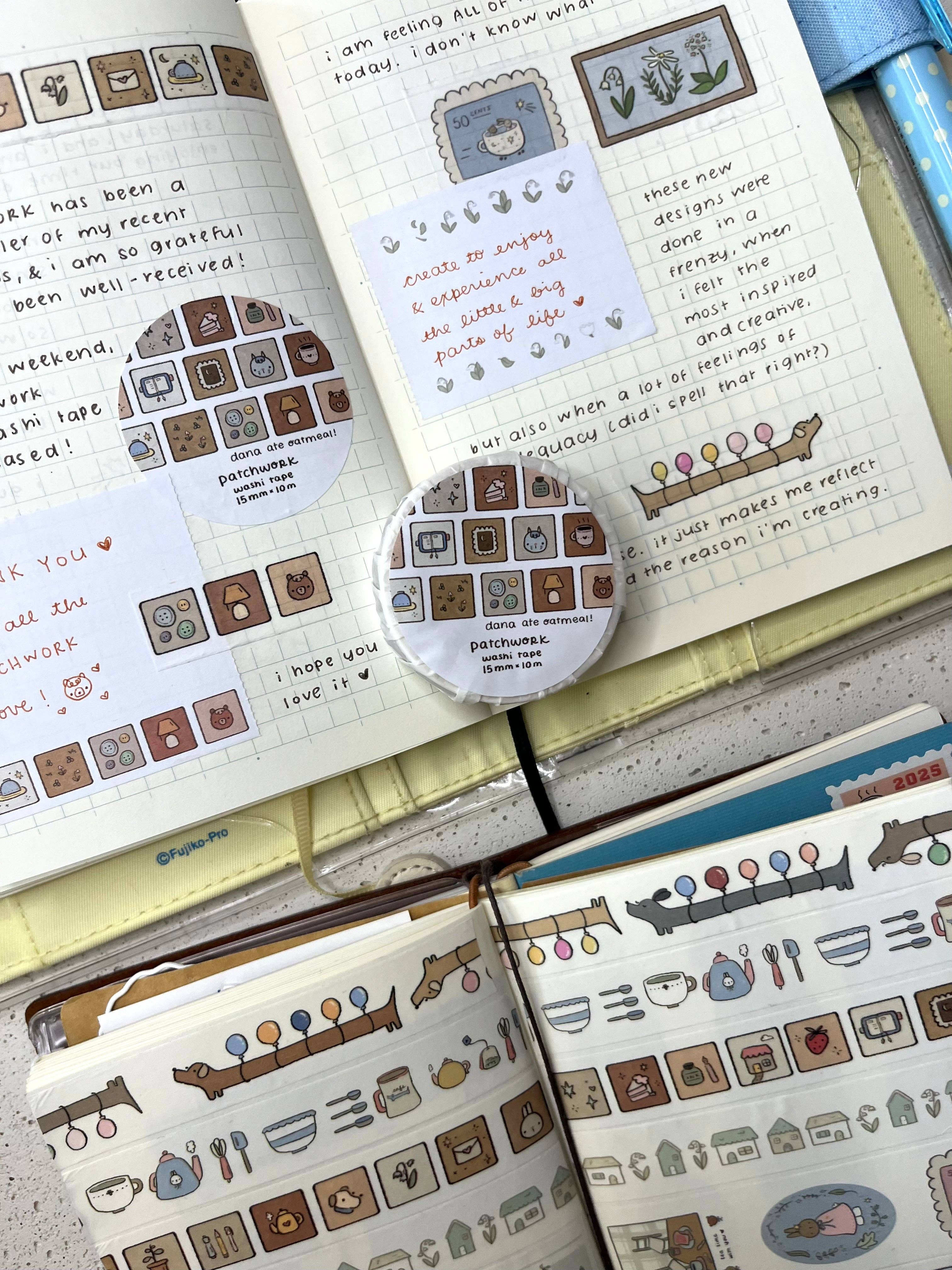 Patchwork - 15mm washi tape