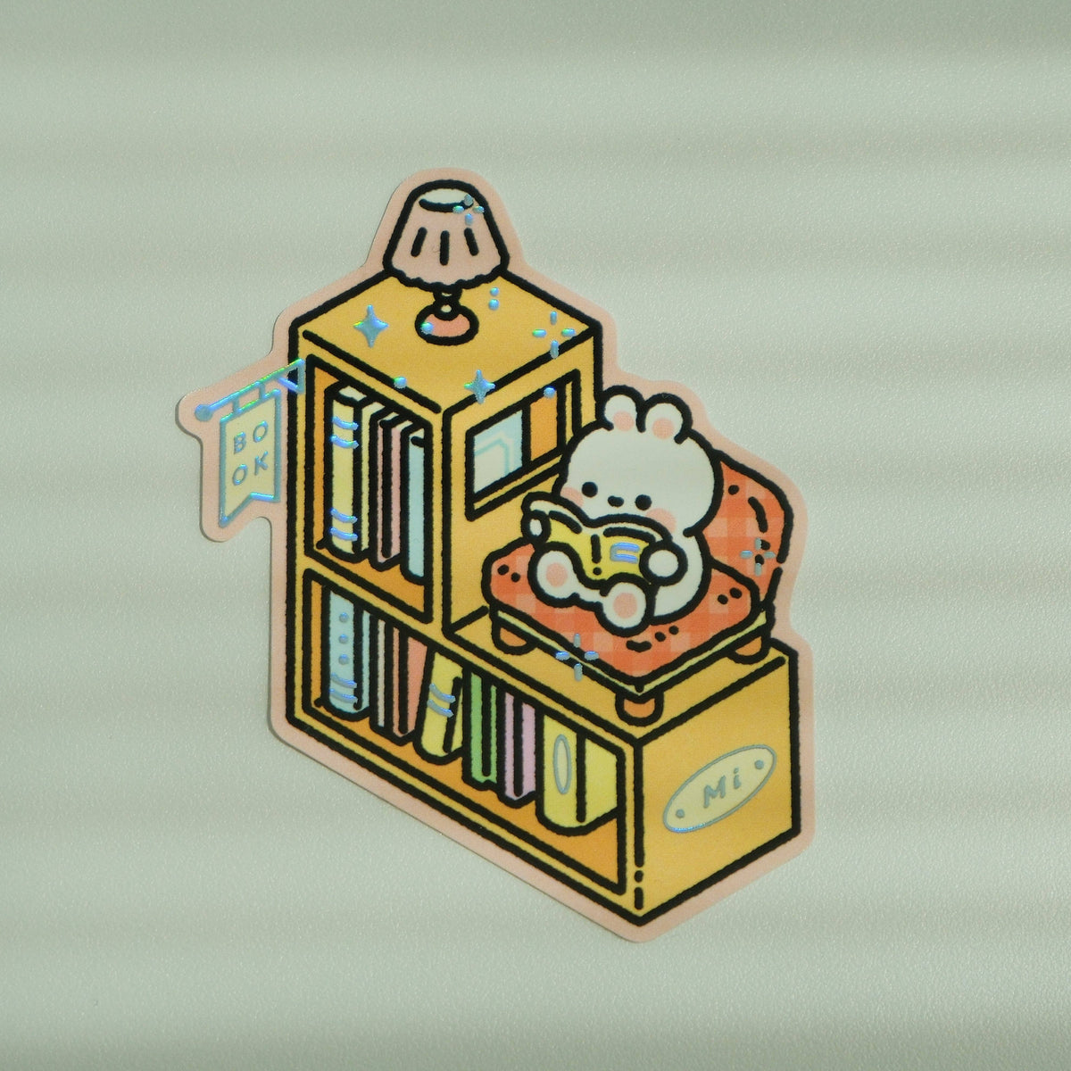 Bunnie Island Reading Club Die-Cut Stickers