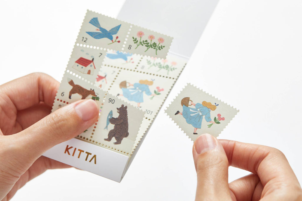 KITTA Portable Washi Decorative Tape -Stamp style-