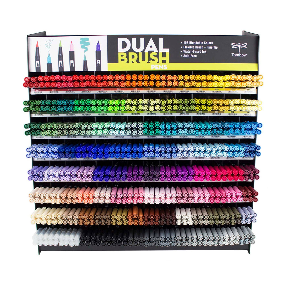 Dual Brush Pen Art Marker - Open Stock