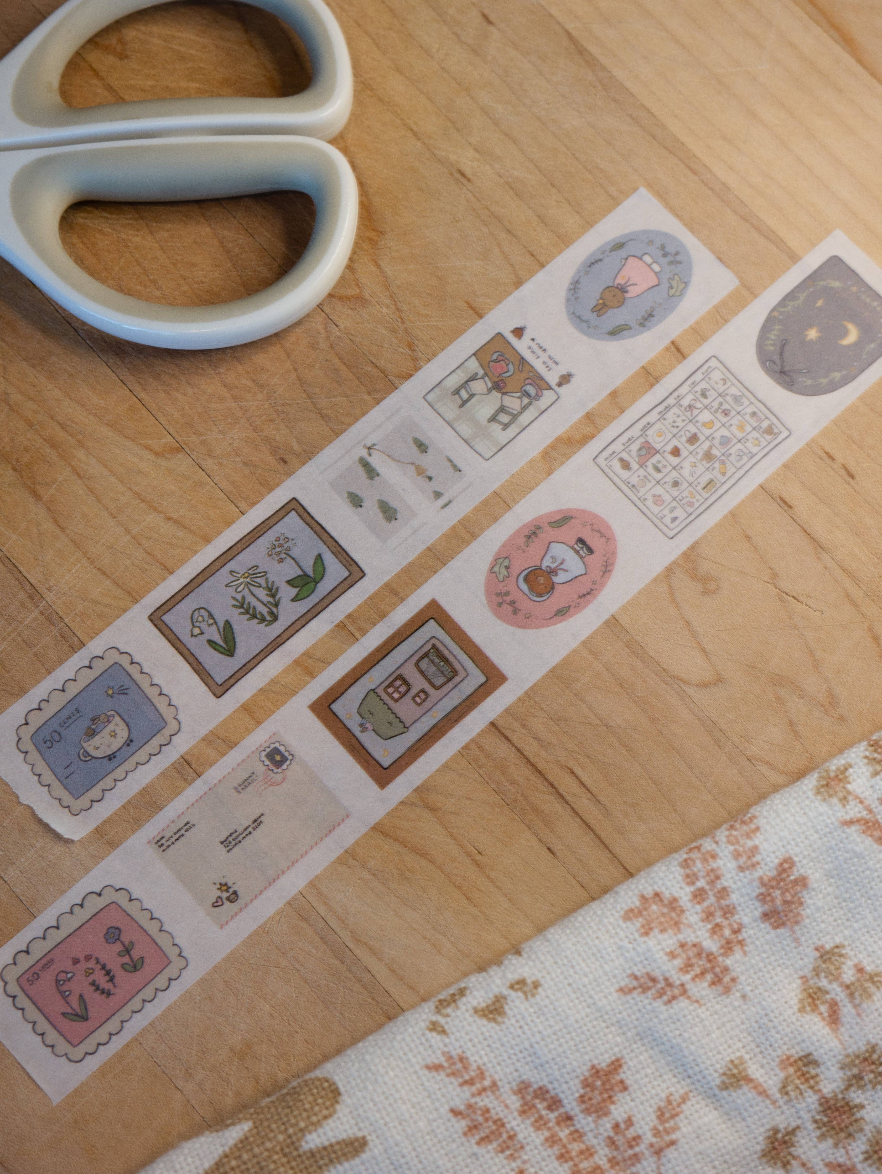 Bunny and bear - 25mm washi tape