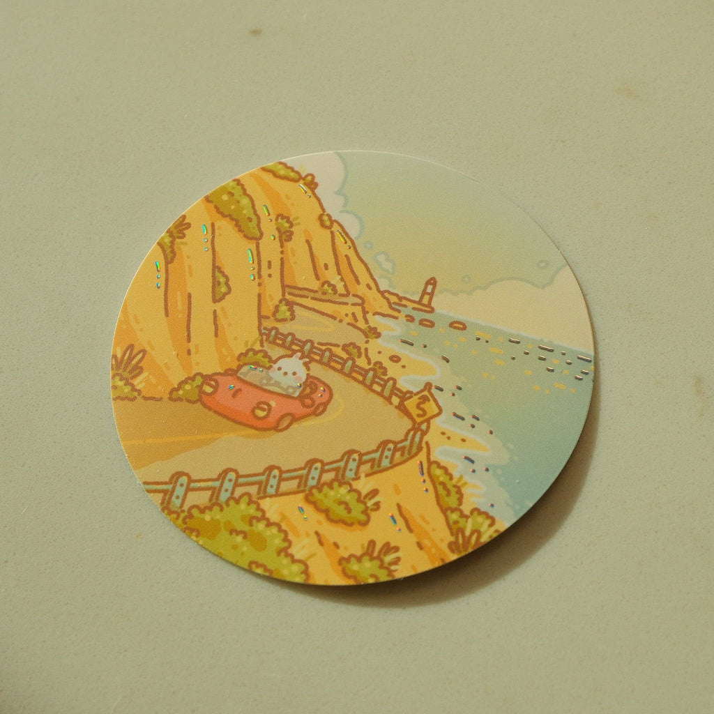 Highway 1 - California Series Die Cut Sticker