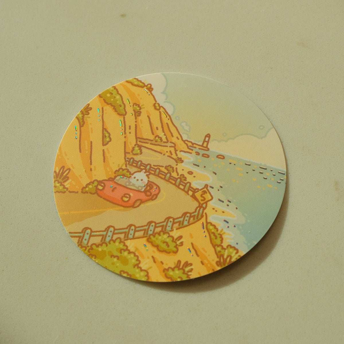 Highway 1 - California Series Die Cut Sticker
