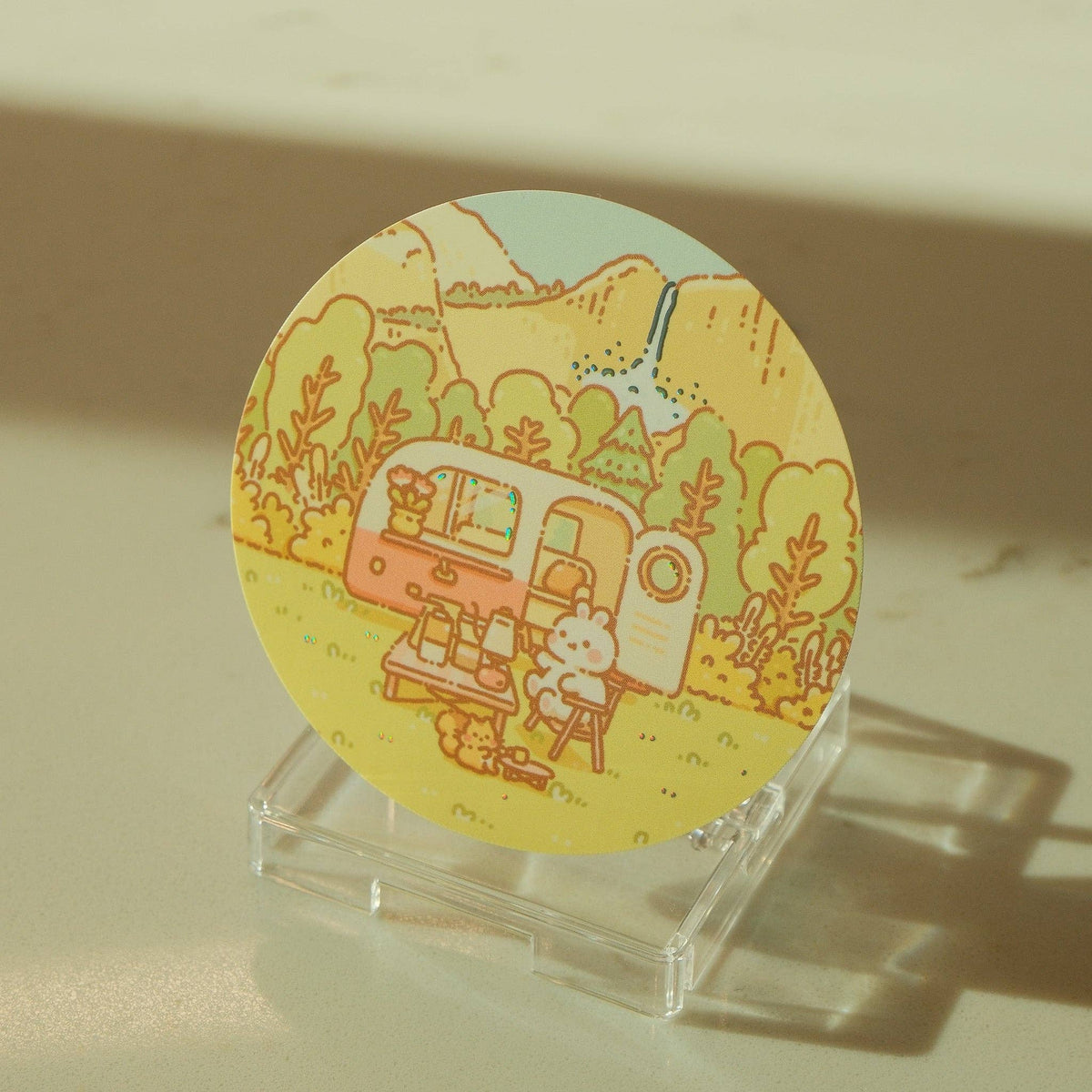 Yosemite National Park - California Series Die Cut Sticker