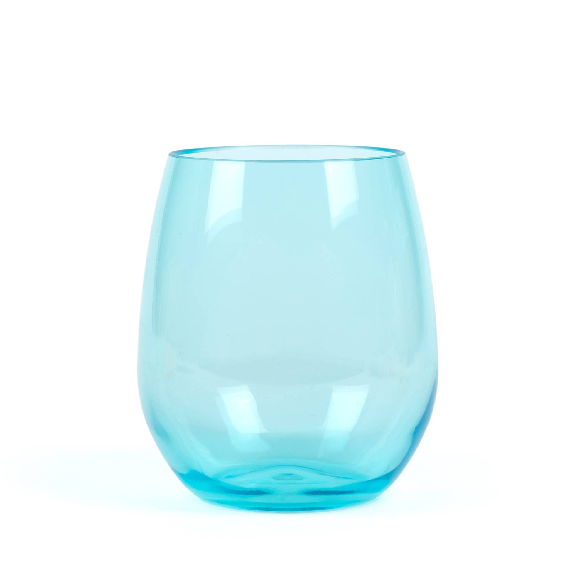 Acrylic Stemless Wine Glasses-Bright