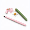 Pokka® Keyring Pen 24pc Display - Cherry Blossom/Daisy Charm