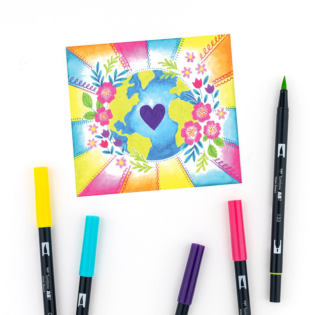 Dual Brush Pen Art Marker - Open Stock