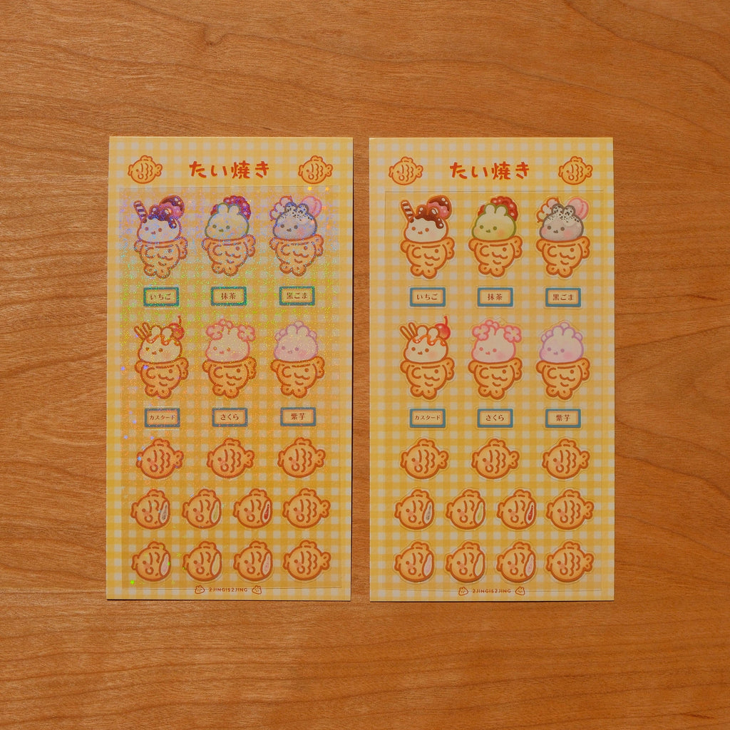 Bunny Taiyaki Sticker Sheet
