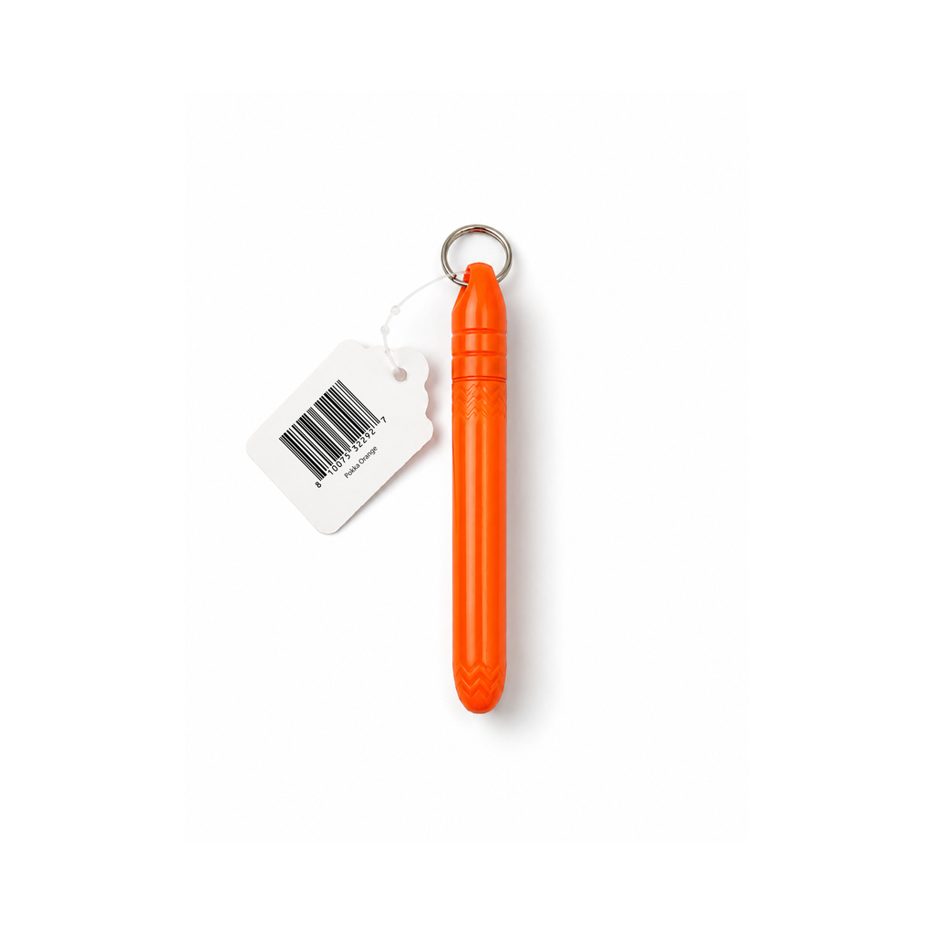 Pokka® Keyring Pen 24pc Display Blaze Orange/Safety Yellow