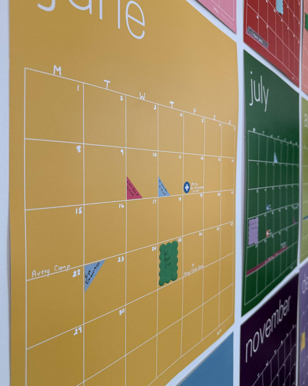 Colorful Calendar & Planner Sticker Book