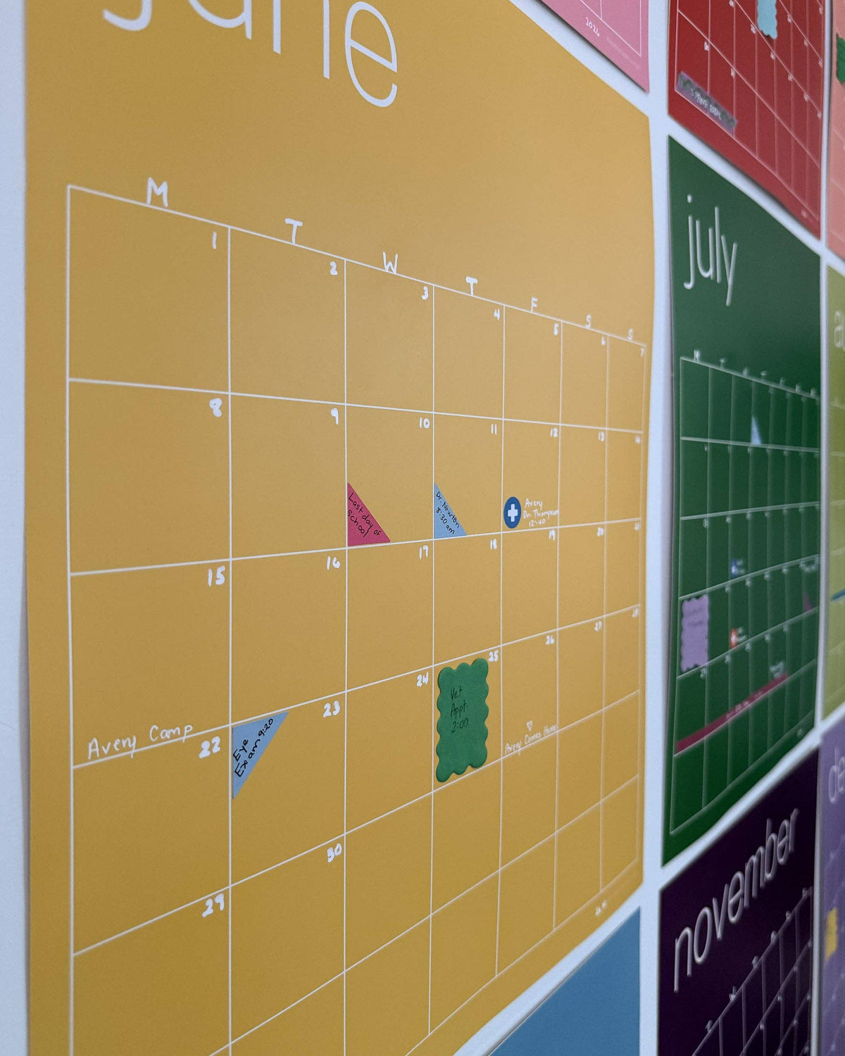 Colorful Calendar & Planner Sticker Book