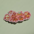 Halloween Party - Bunnie Island Dinner Table Series Foil Sticker