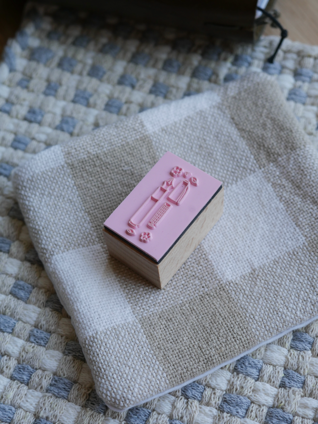 Fountain pen - wooden stamp