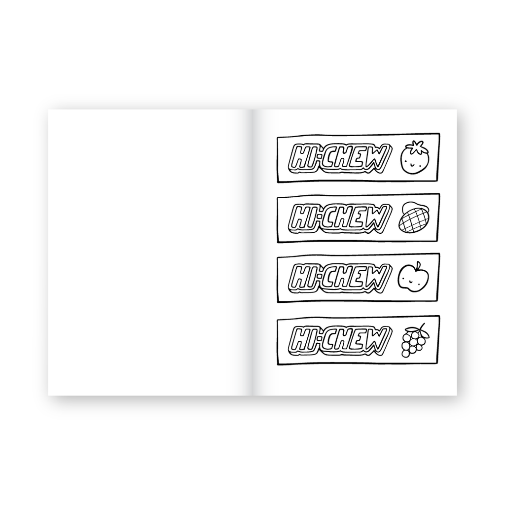 Asian Pantry Coloring Book