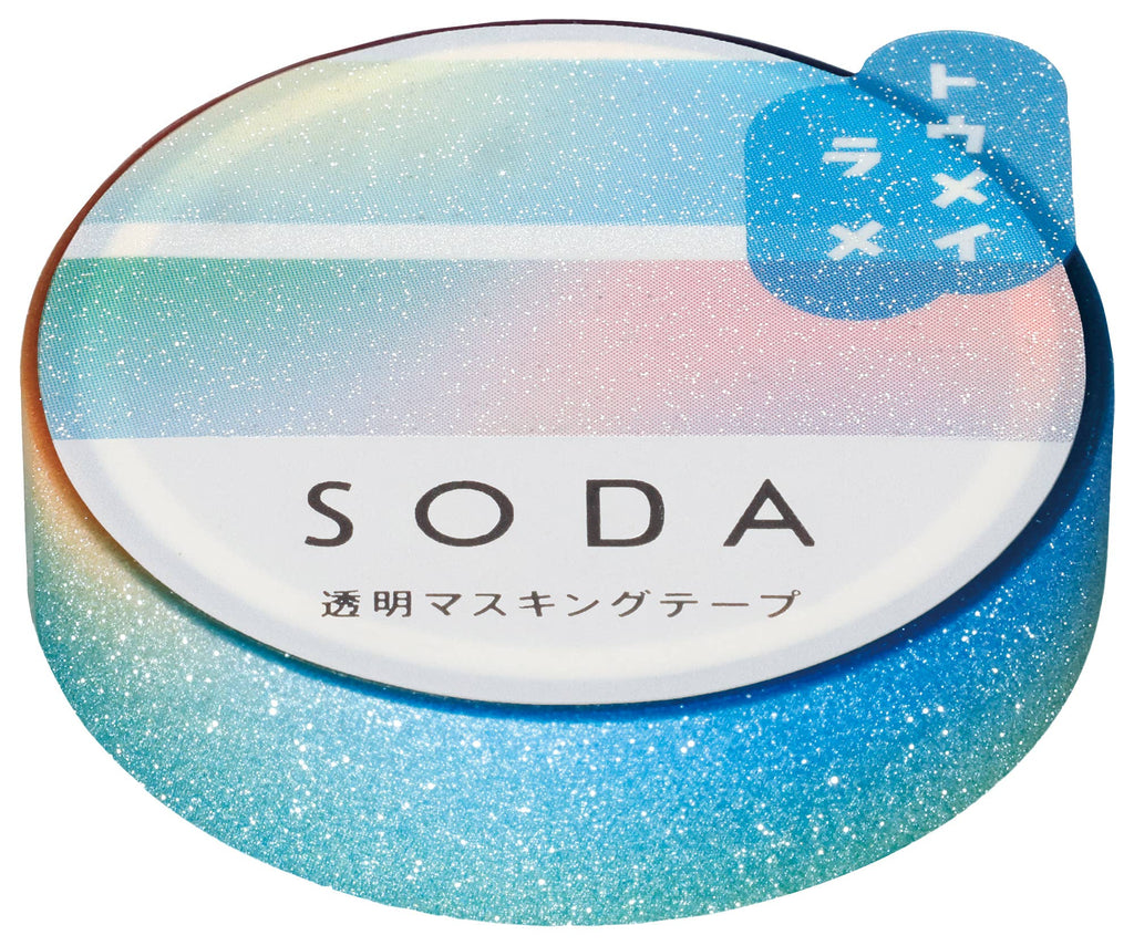 SODA Transparent Masking Tape - Glitter