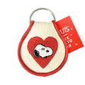 3P4 x Peanuts® Valentine - Snoopy Heart Patch Keychain