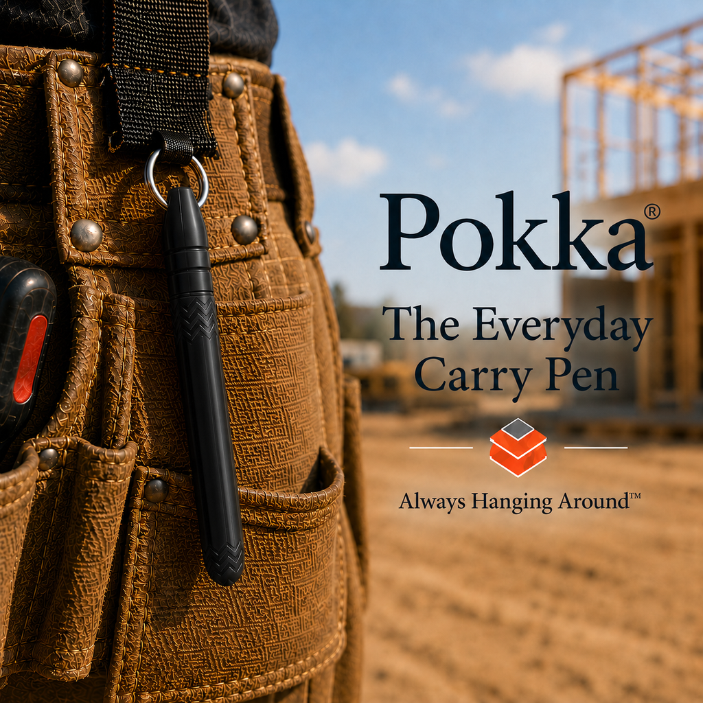 Pokka® Keyring Pen 24pc Display Black