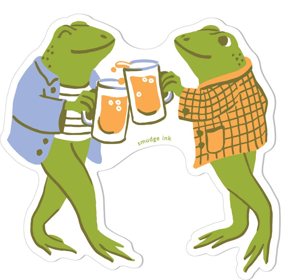 Dapper Frogs Sticker