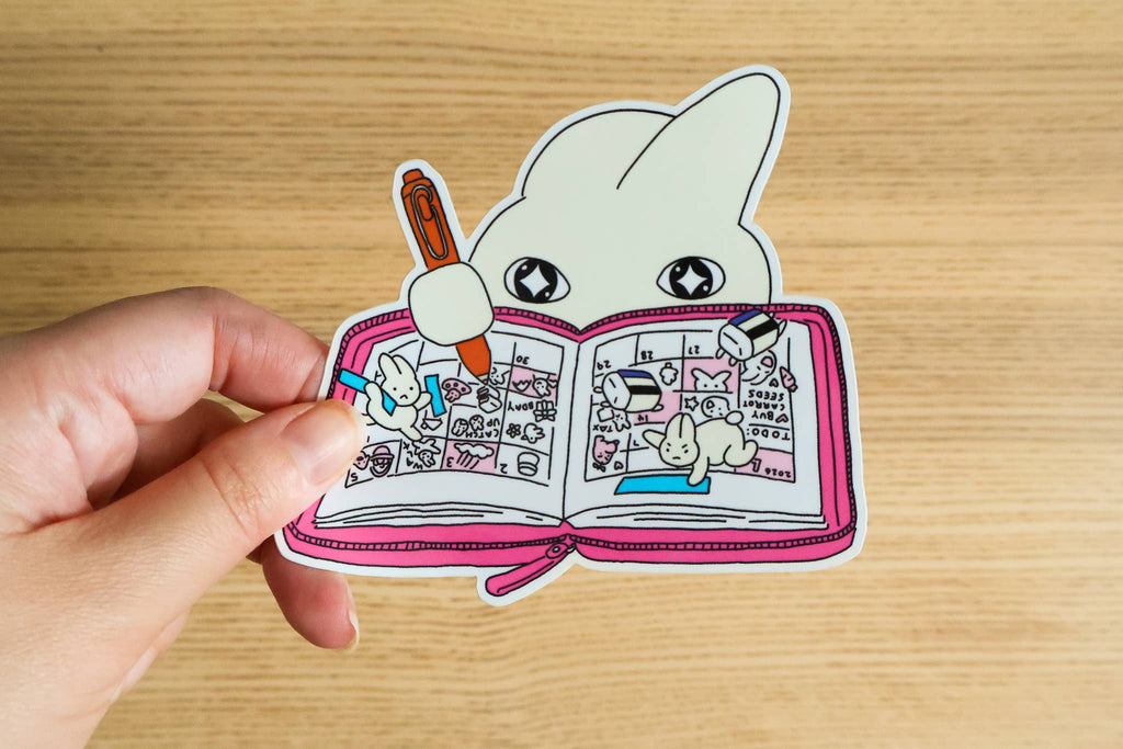 Pouch 3 Journaling Bunny Sticker