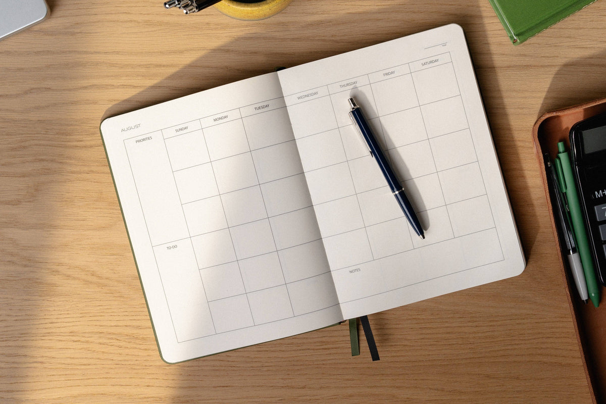 Yearly Workflow Planner - Undated
