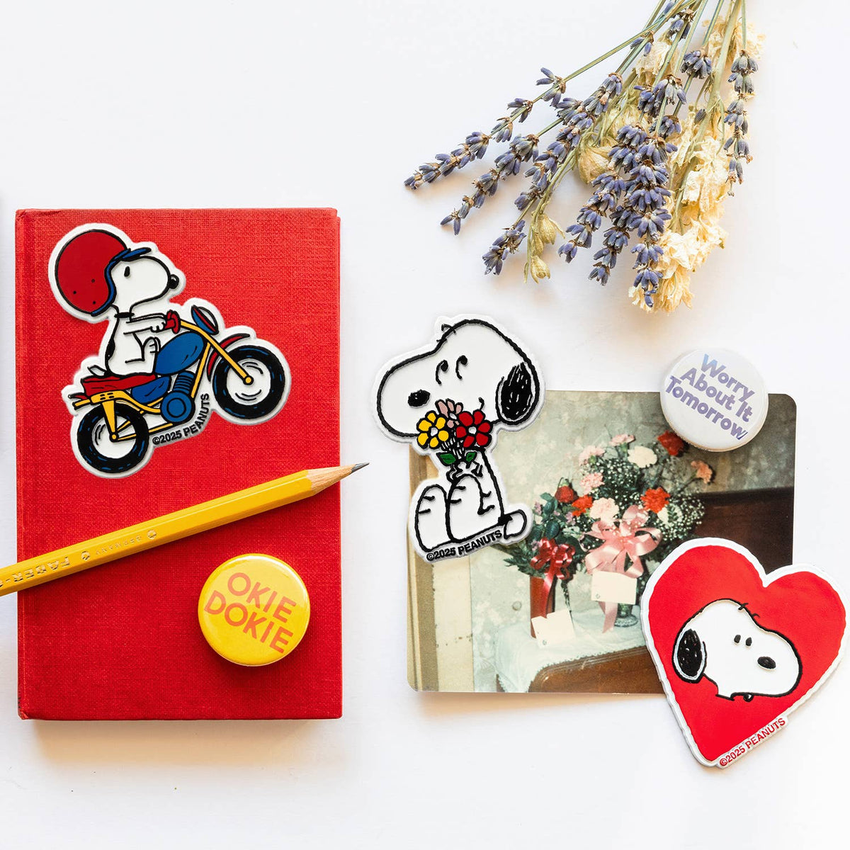 3P4 X Peanuts® - Snoopy Heart Classic Fridge Magnet