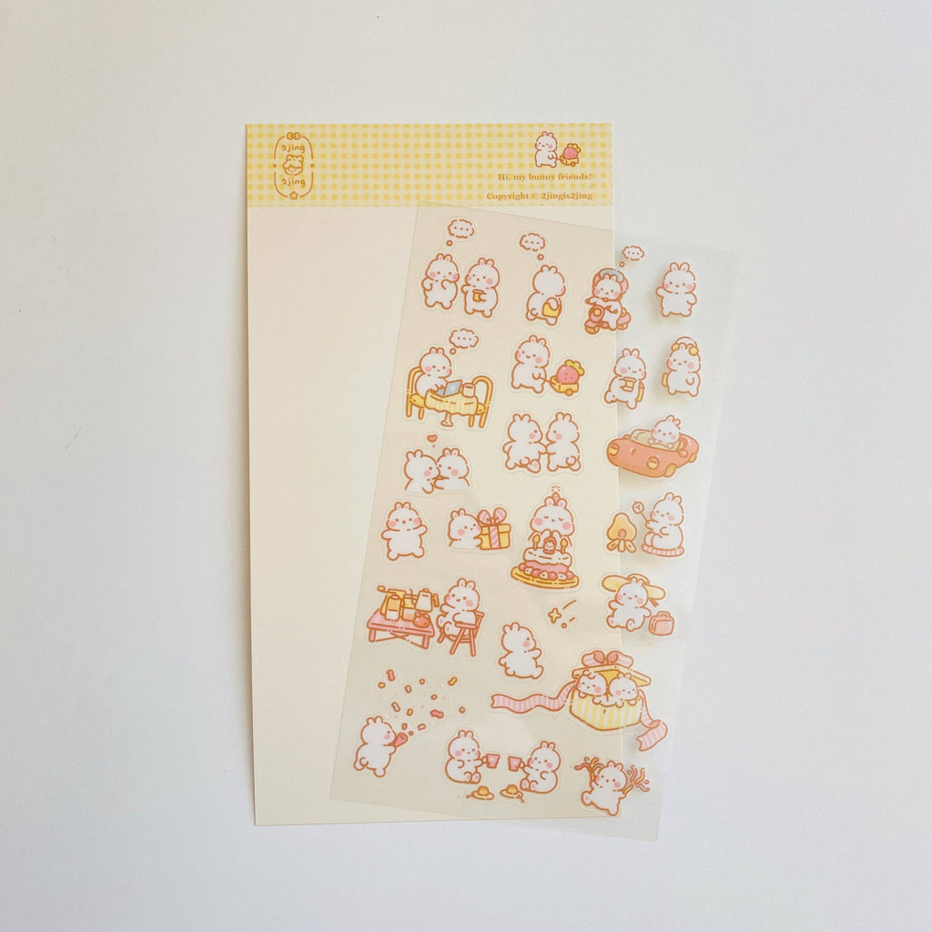 Bunny Bunny Sticker Sheet