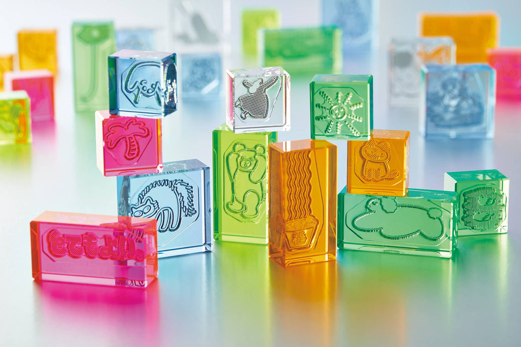 KORI JIRUSHI Color Acrylic Stamp — 3pcs Set