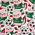 Axolotl Mexico Sticker