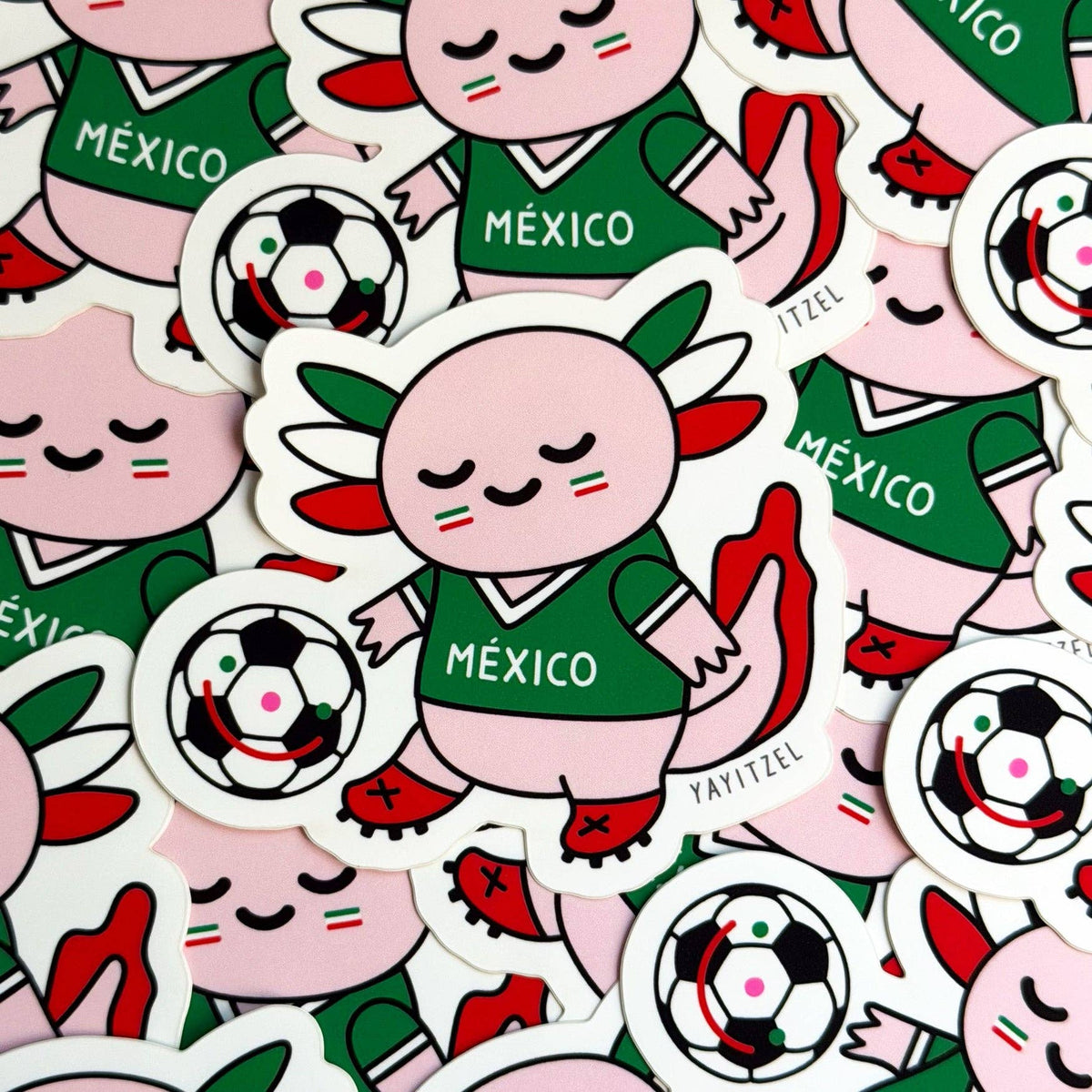 Axolotl Mexico Sticker