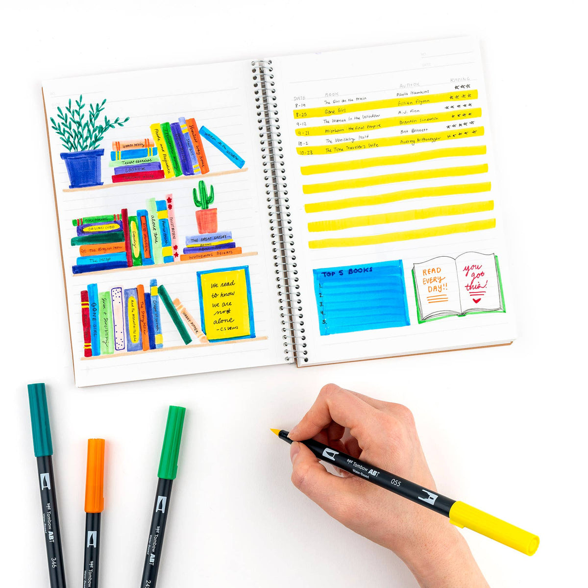 Dual Brush Pen Art Marker - Open Stock