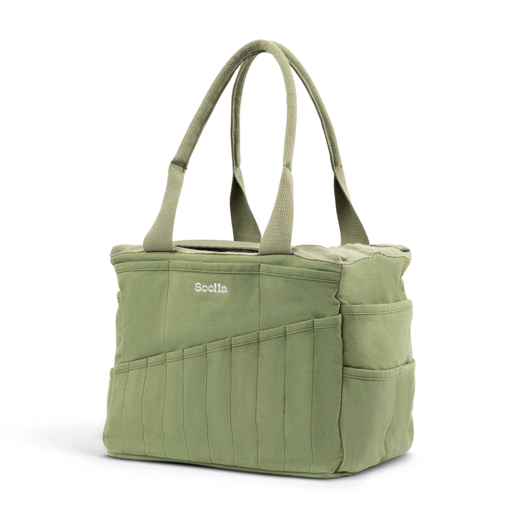 Soolla Studio Artist Bag, Ganja Green, Art Supplies Bag