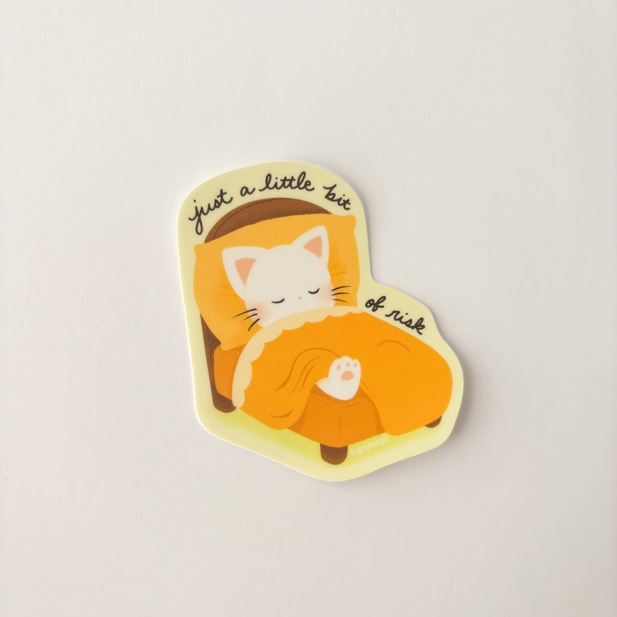 Little Risky Waterproof Vinyl Sticker