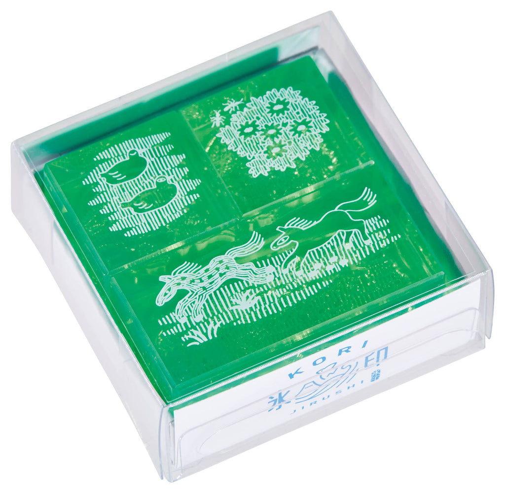 KORI JIRUSHI Color Acrylic Stamp — 3pcs Set