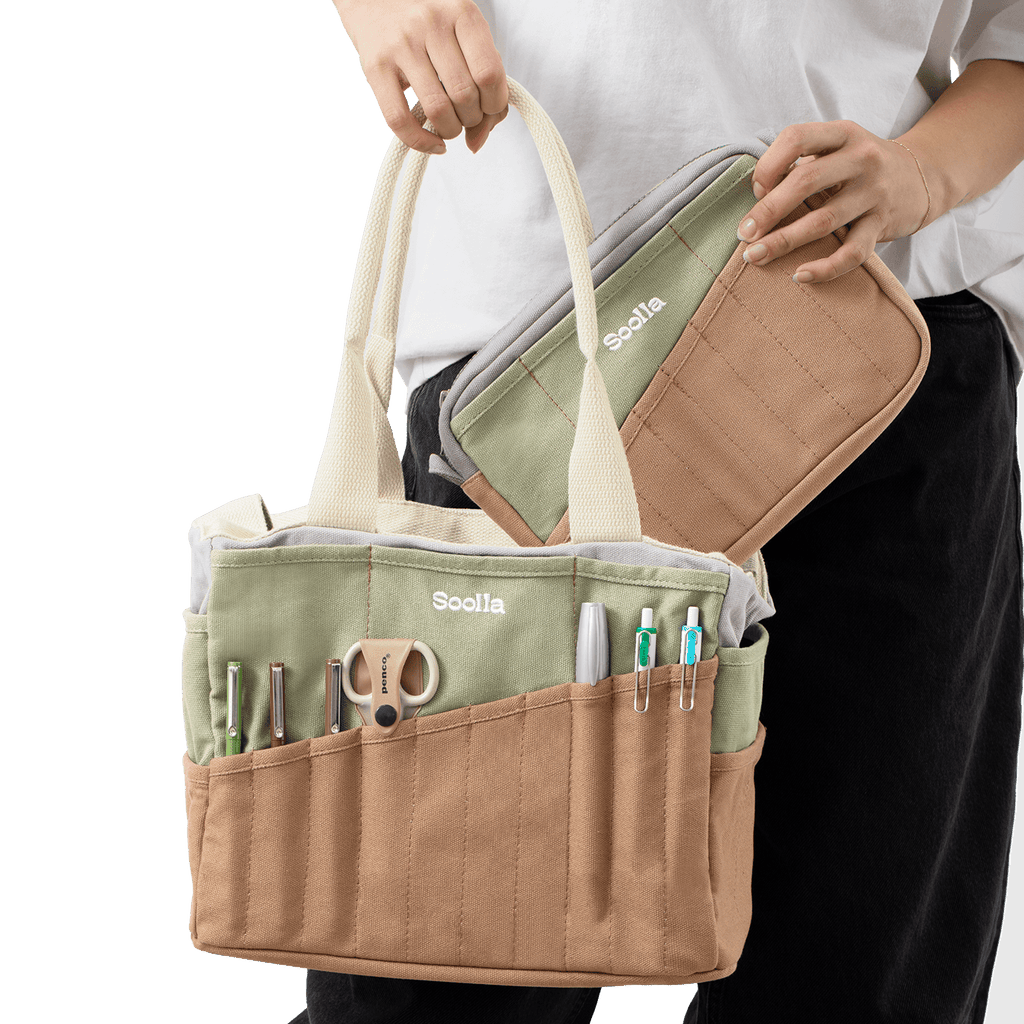 Soolla® Studio Pouch, Ganja Green (Stationery Pouch)