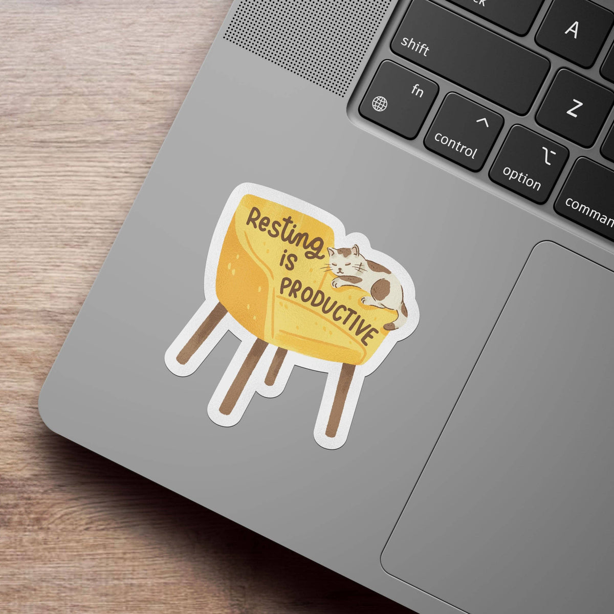 Resting Is Productive Matte Vinyl Sticker
