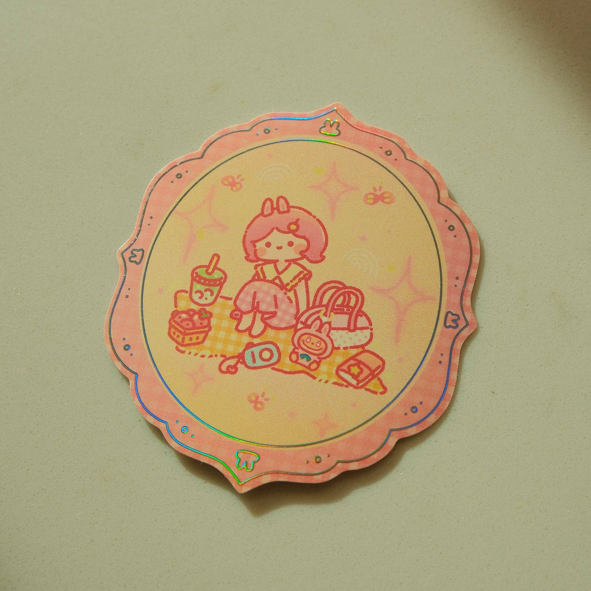Busy Doing Nothing Die Cut Sticker