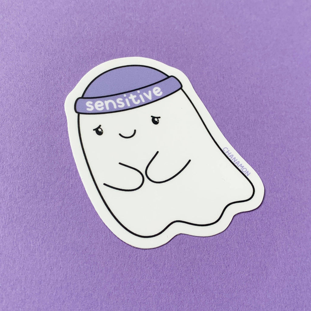Sensitive Ghost Sticker